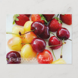 Postal Frutas frescas de California