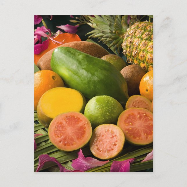 Postal Frutas tropicales (Anverso)