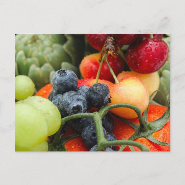 Postal Frutas y hortalizas (Anverso)