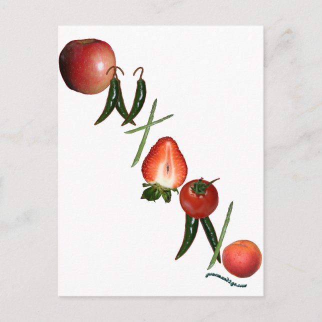 Postal Frutas y verduras de Ontario (Anverso)