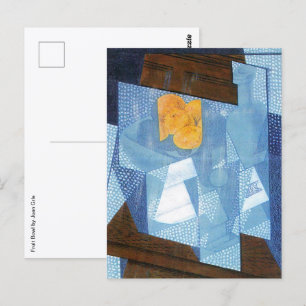 Postal Frutero de Juan Gris, Bodegón Cubista Vintage