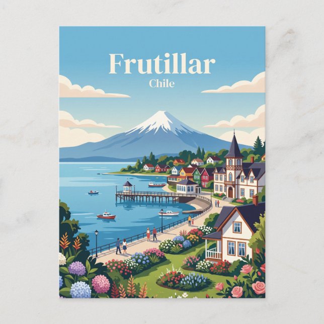 Postal Frutillar Chile (Anverso)