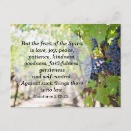 Postal Fruto de la memoria de la Biblia espiritual verse