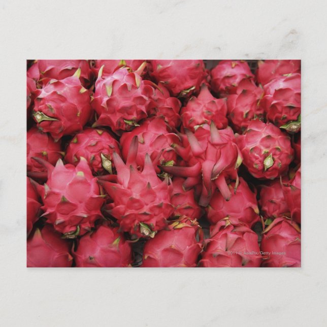 Postal Fruto rosado apilado (Anverso)