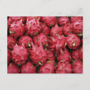 Postal Fruto rosado apilado