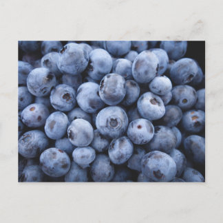 POSTAL FRUTOS DE FOTOGRAFÍA DE BLUEBERRIES SALUDABLES