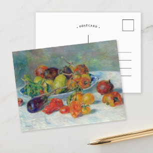Postal Frutos de Midi   Pierre-Auguste Renoir