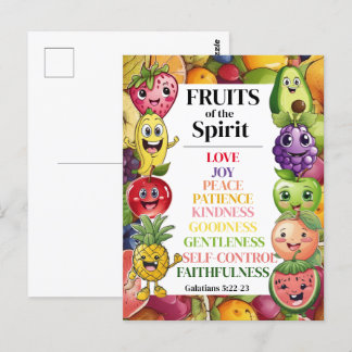 Postal Frutos del espíritu