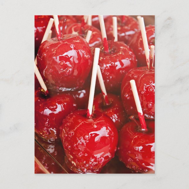 Postal Frutos recubiertos de caramelo en el Festival de C (Anverso)