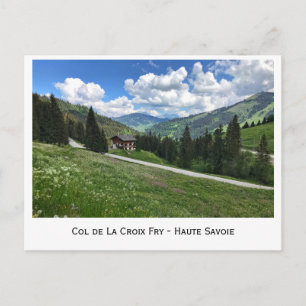 Postal Fry Col de La Croix, Alta Saboya, Alpes Franceses