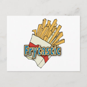 Postal Frytastic ~ Fries Francesas Fantasmas comida basur