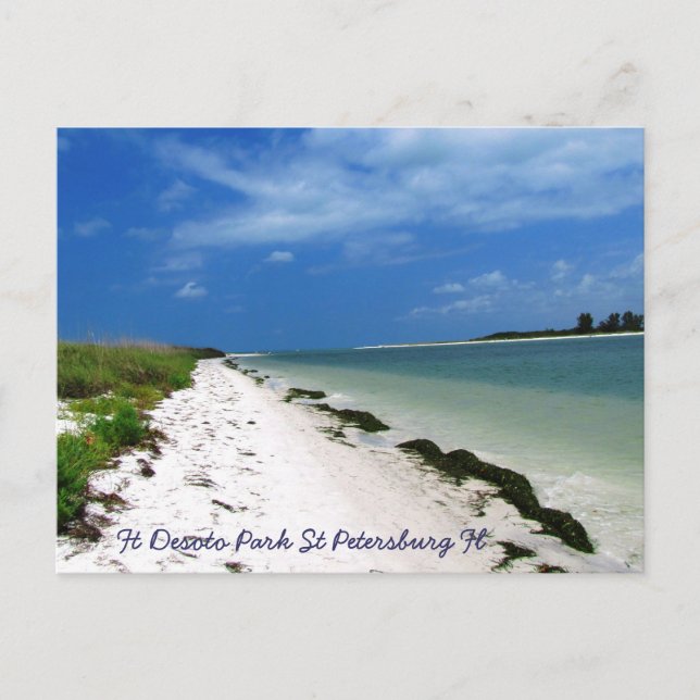 Postal Ft Desoto St Petersburg Fl Postcard (Anverso)