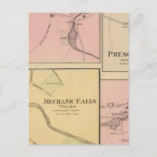 Postal Ft Fairfield, Isla Presque, Mapa Caribou