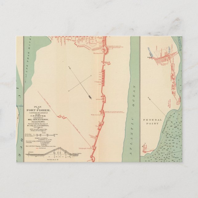 Postal Ft Fisher (Anverso)