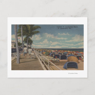 Postal Ft. Lauderdale, Florida - Vista de Ft. L.