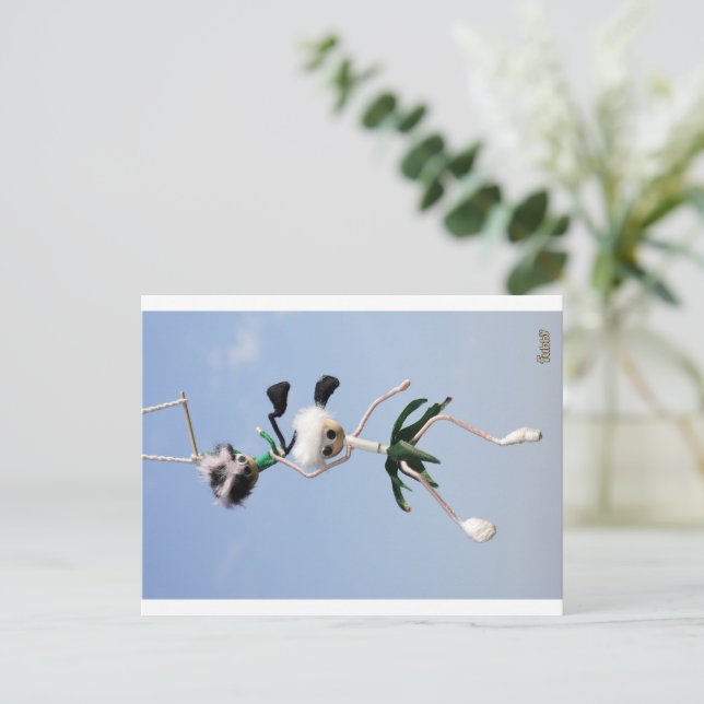 Postal Fubby krachten, Hang in There, I got you (Anverso de pie)