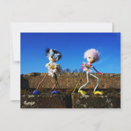 Postal Fubby's die elkaars valentijn zijn.