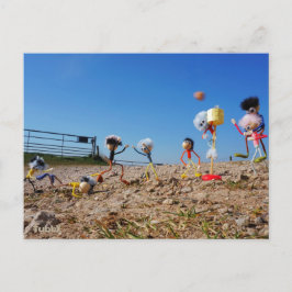 Postal Fubby's die korfballen, winnen of verliezen.