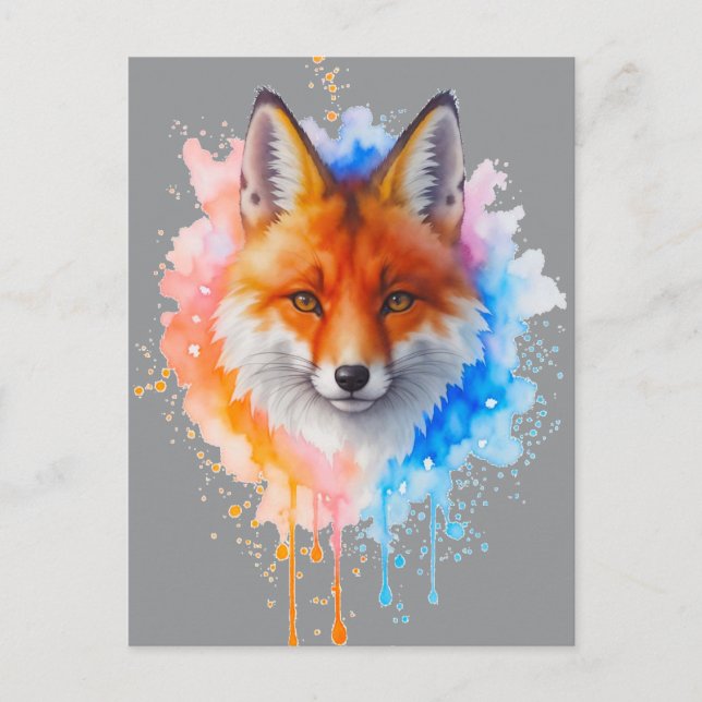 Postal Fuchs (Anverso)