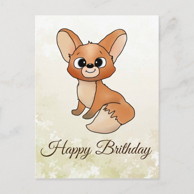 Postal Füchslein (Anverso)