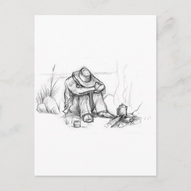 Postal Fue una larga noche...... (Anverso)