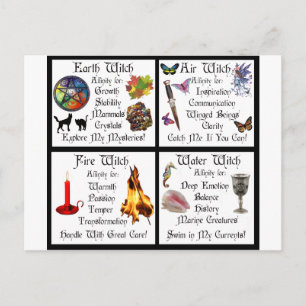 Postal Fuego de agua terrestre