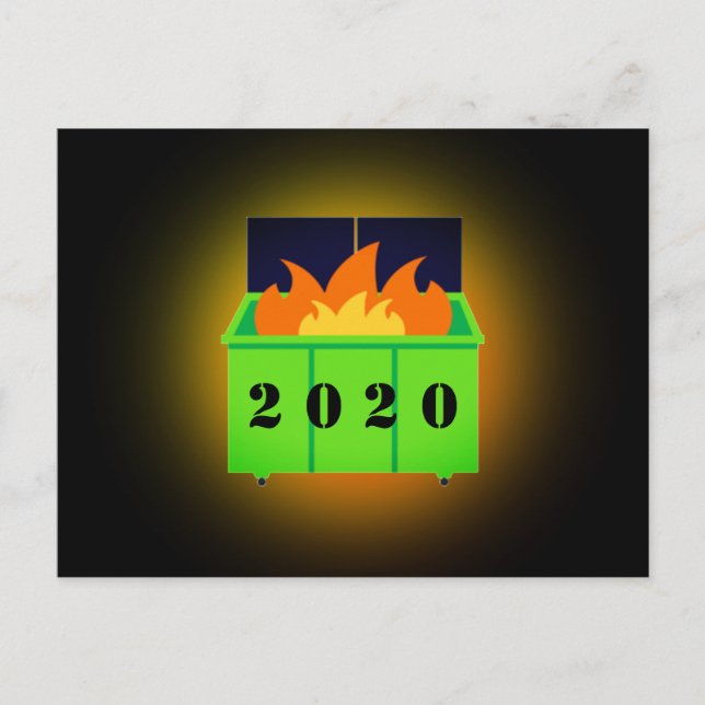 Postal Fuego de contenedores de personalizable 2020 (Anverso)