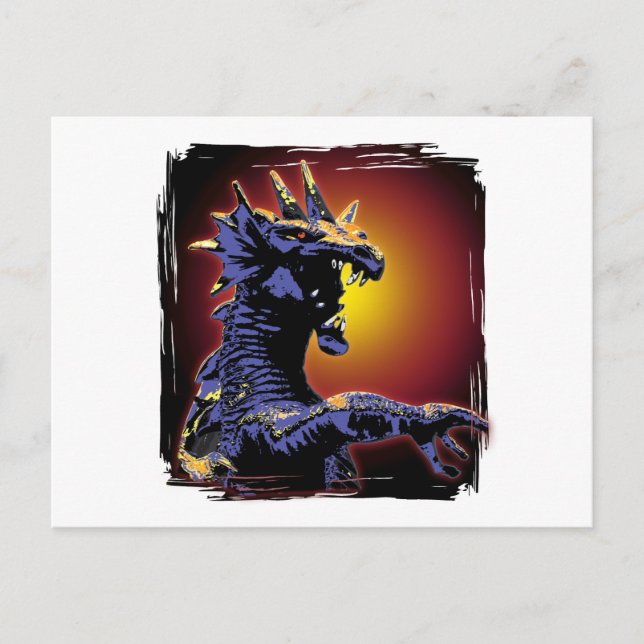 Postal Fuego de dragón (Anverso)