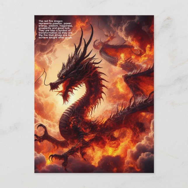 Postal Fuego de Dragón (Anverso)