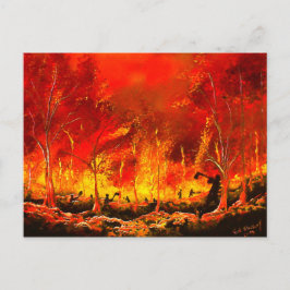 Postal Fuego de lucha