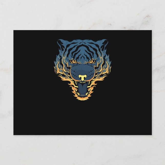 Postal Fuego de tiburones (Anverso)