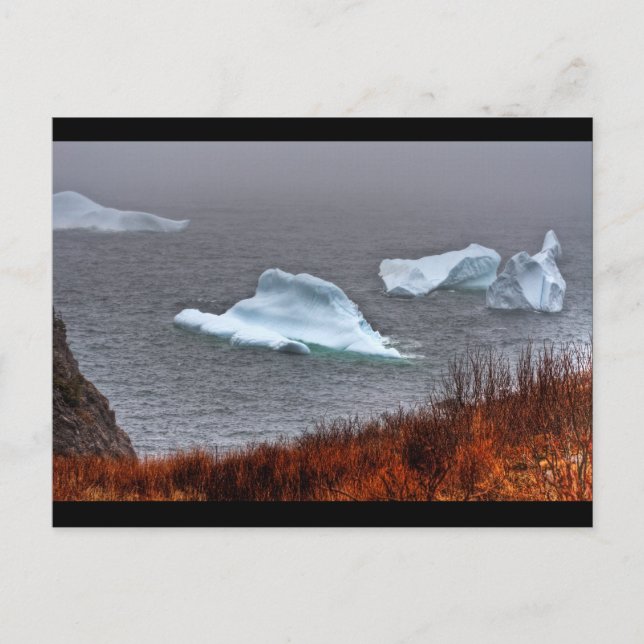 Postal Fuego e hielo (Anverso)