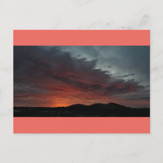 Postal Fuego en el cielo