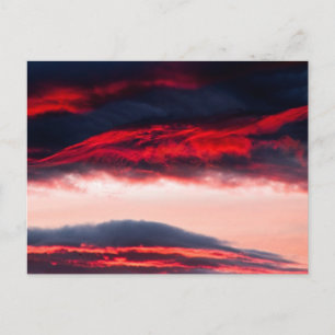 Postal Fuego en las nubes