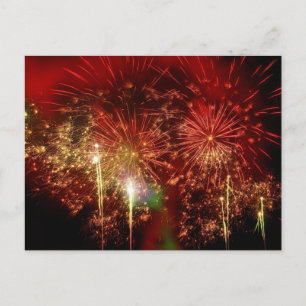 Postal Fuegos artificiales