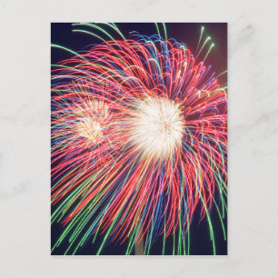Postal Fuegos artificiales