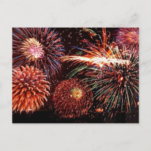 Postal Fuegos artificiales