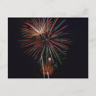 Postal Fuegos artificiales