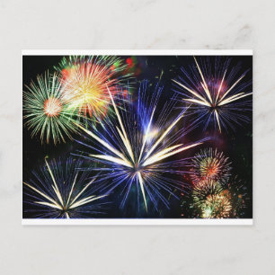 Postal fuegos artificiales