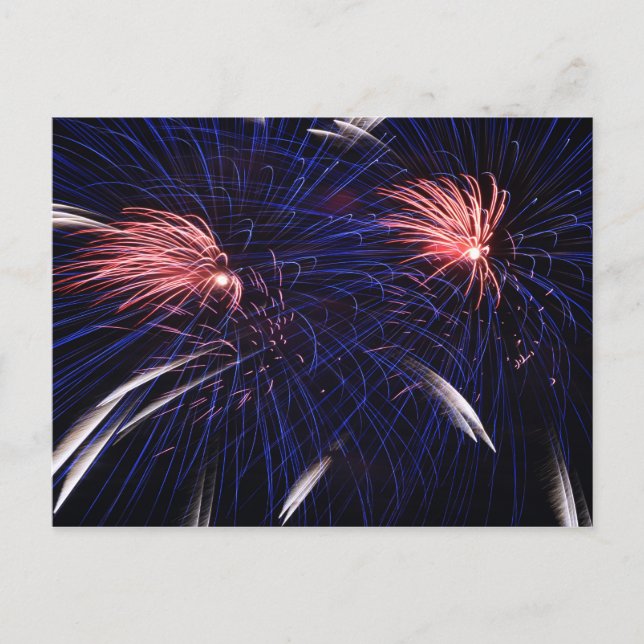 Postal Fuegos artificiales #1 (Anverso)