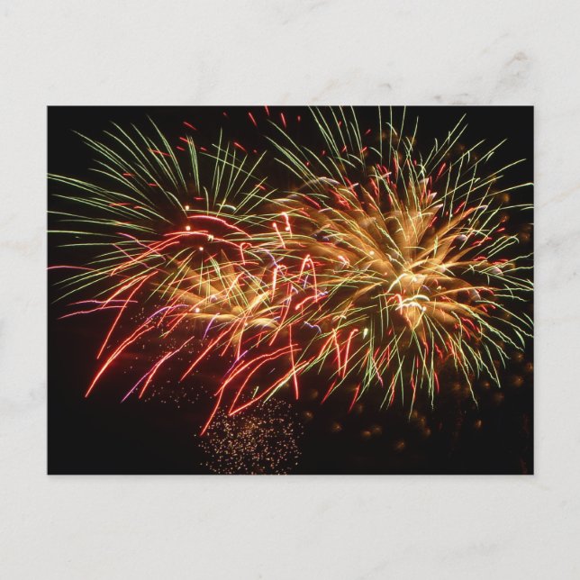 Postal Fuegos artificiales 2 (Anverso)