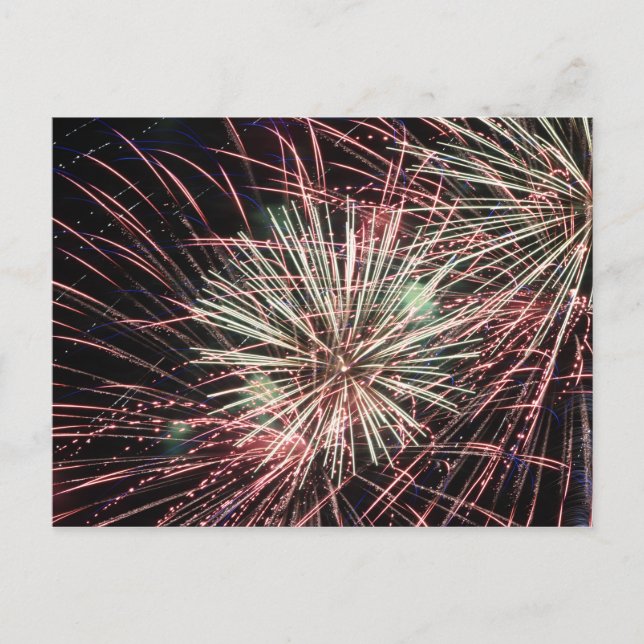 Postal Fuegos artificiales #2 (Anverso)