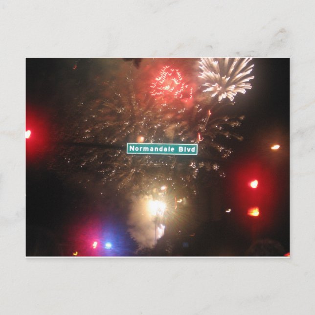 POSTAL FUEGOS ARTIFICIALES BLVD NORMANDALE (Anverso)