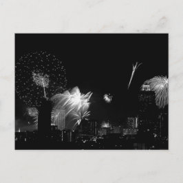 Postal Fuegos artificiales de B&W Bangkok
