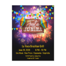 Fuegos artificiales de Festa Junina