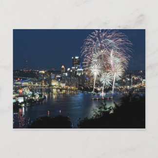 Postal Fuegos artificiales de Pittsburgh