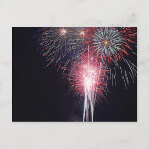 Postal Fuegos Artificiales En La Bahía De Diego El 4 De J