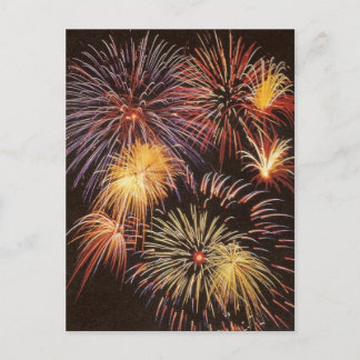 Postal Fuegos artificiales - Postcard