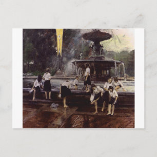 Postal Fuente Bethesda, Central Park, NYC