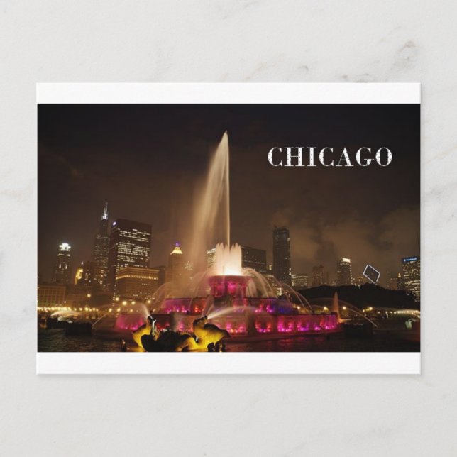 Postal Fuente CHICAGO Buckingham (St.K. (Anverso)